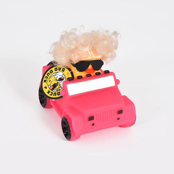 Pink Jeep Duck